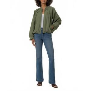 NEW KUT FROM THE KLOTH lainey bomber jacket in cedar green